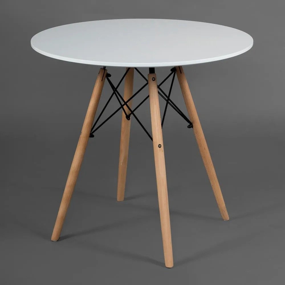 Обеденный стол Tetchair CINDY NEXT, 80х80x75 см, МДФ, белый купить,NaN