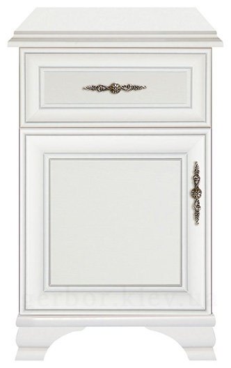 Комод Dominika Кентуки KOM1D1SL/P , 54x34x83 см, белый - ForteMarket Комод Dominika Кентуки KOM1D1SL/P , 54x34x83 см, белый купить,0