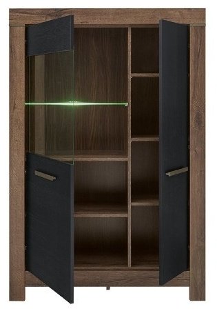Шкаф-витрина Гербор напольный Белен REG1D1W 148х100х39 см купить,NaN