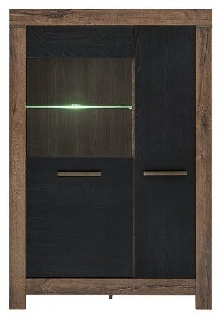 Шкаф-витрина Гербор напольный Белен REG1D1W 148х100х39 см купить,NaN