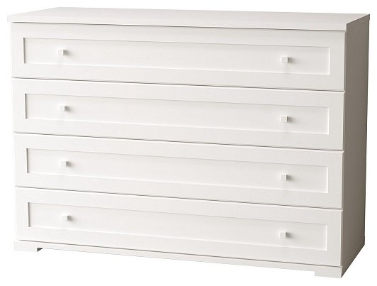 Комод Dominika 66 Комод, 120x44.5x85.1 см, белый купить,NaN