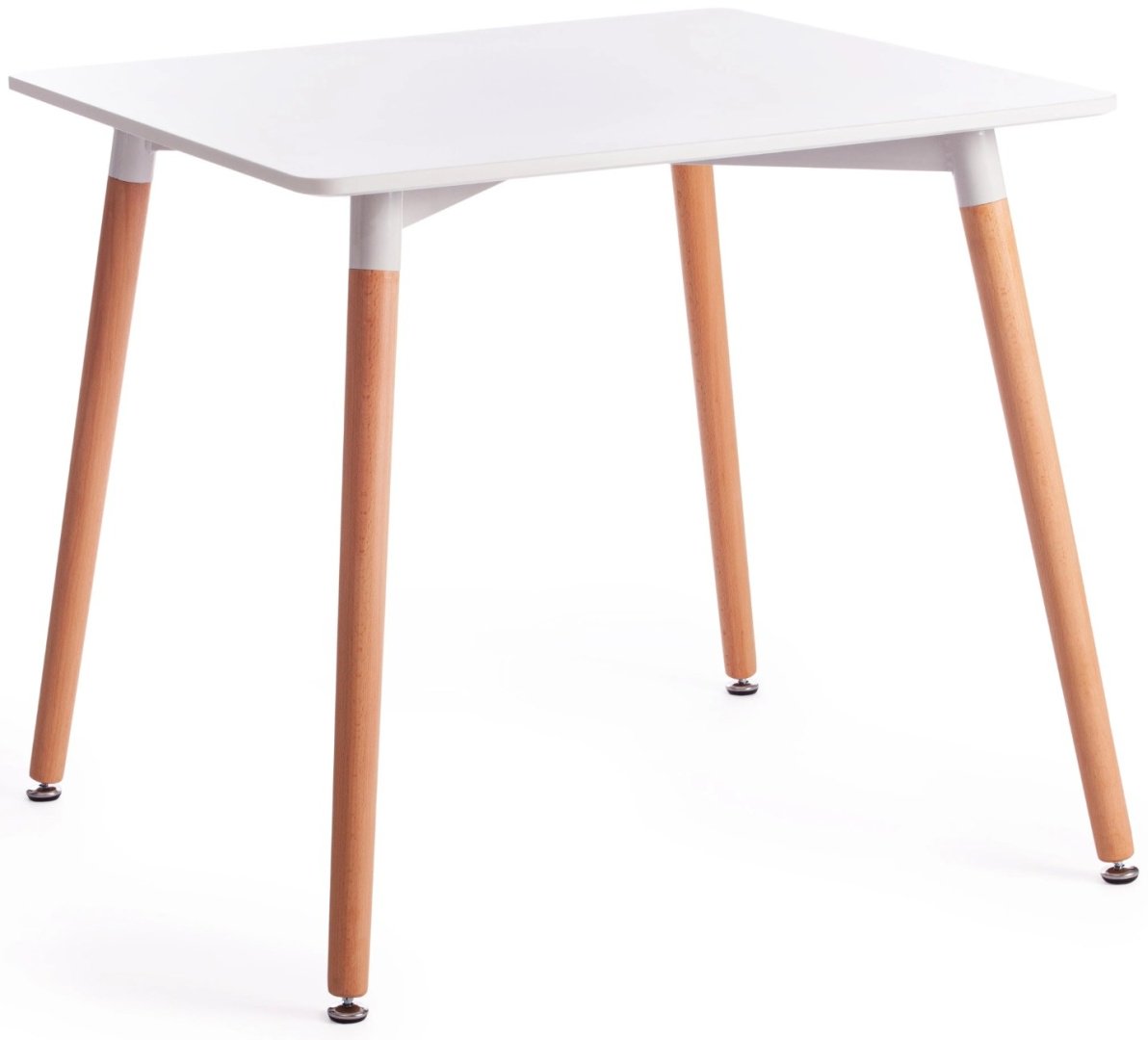 Обеденный стол Tetchair John T1003, 80х80x75 см, МДФ, дерево, белый купить,NaN