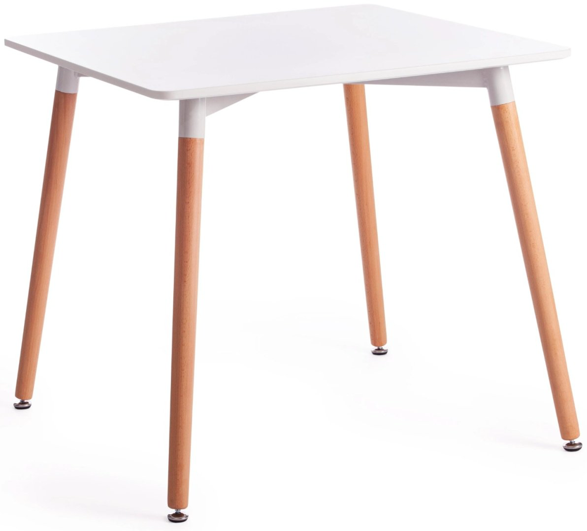 Обеденный стол Tetchair John T1003, 80х80x75 см, МДФ, дерево, белый купить,NaN