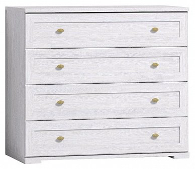 Комод Dominika 65 Комод Ясень Анкор Светлый, 95x44.5x84.6 см, белый купить,NaN