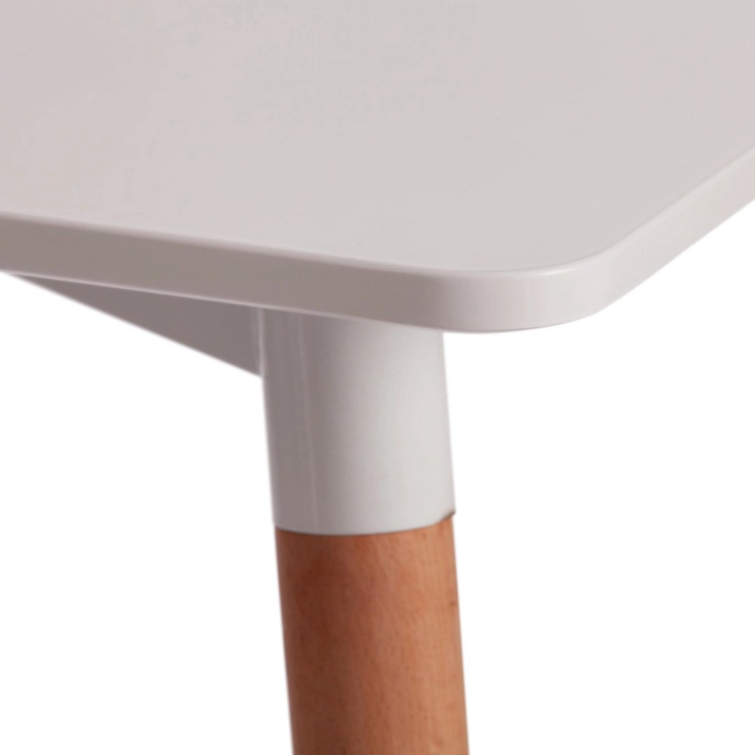 Обеденный стол Tetchair John T1003, 80х80x75 см, МДФ, дерево, белый купить,NaN