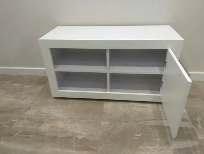 Тумба для обуви Dominika Флеймс REG1D/5/9 92x37x50см белый купить,NaN