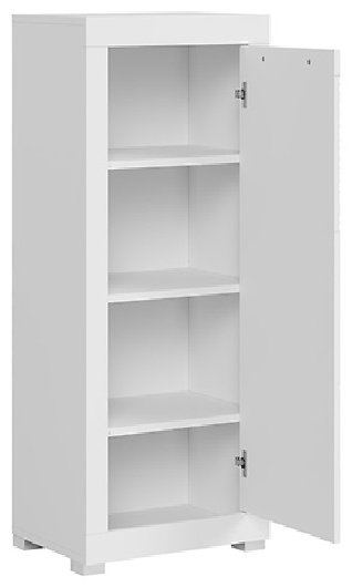 Тумба для обуви Dominika Флеймс REG1D/11/5 52x37x110см белый купить,NaN