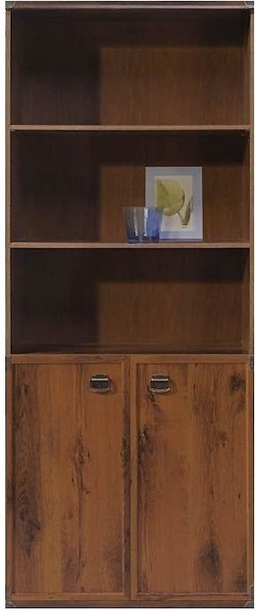 Стеллаж напольный Гербор, 80x40x195.5 см, коричневый - ForteMarket Стеллаж напольный Гербор, 80x40x195.5 см, коричневый купить,88300