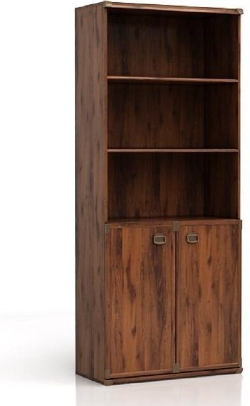 Стеллаж напольный Гербор, 80x40x195.5 см, коричневый - ForteMarket Стеллаж напольный Гербор, 80x40x195.5 см, коричневый купить,0