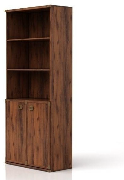 Стеллаж напольный Гербор, 80x40x195.5 см, коричневый - ForteMarket Стеллаж напольный Гербор, 80x40x195.5 см, коричневый купить,88300