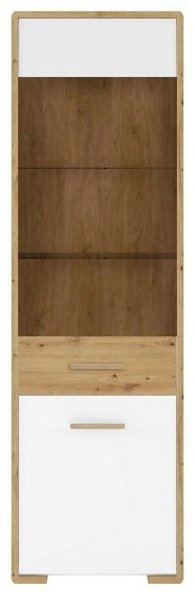 Шкаф-витрина Гербор REG1W1D_L/P белый купить,NaN