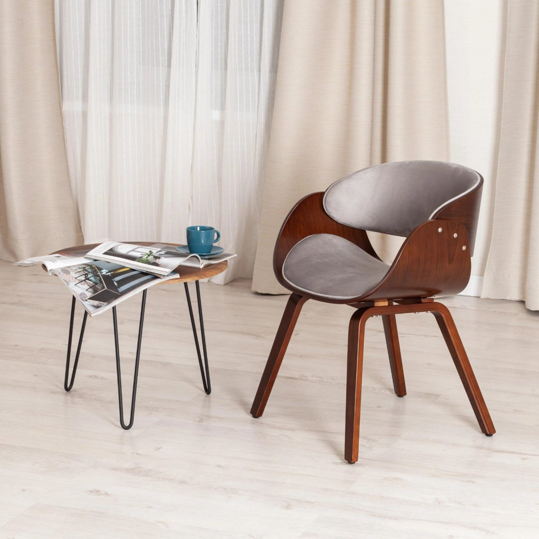Стул Tetchair Lando 75x59x53см серый купить,NaN