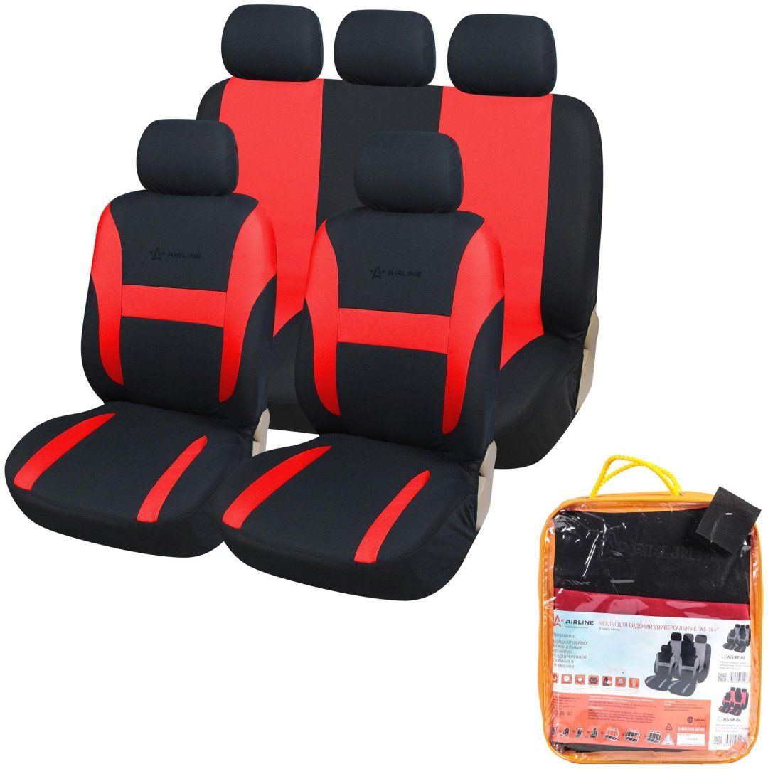 AIRLINE ACS-VP-04 черный, красный