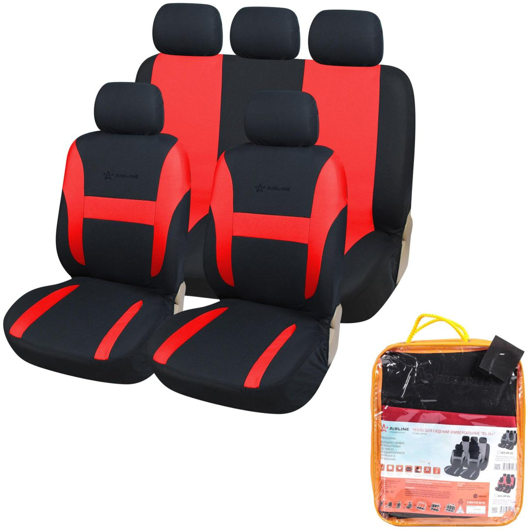 AIRLINE ACS-VP-04 черный, красный