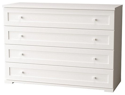Комод Глазов Харрис, 120x45x85 см, белый