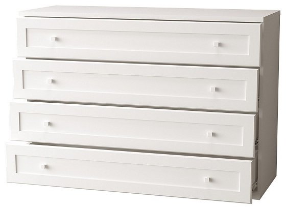Комод Глазов Харрис, 120x45x85 см, белый купить,0