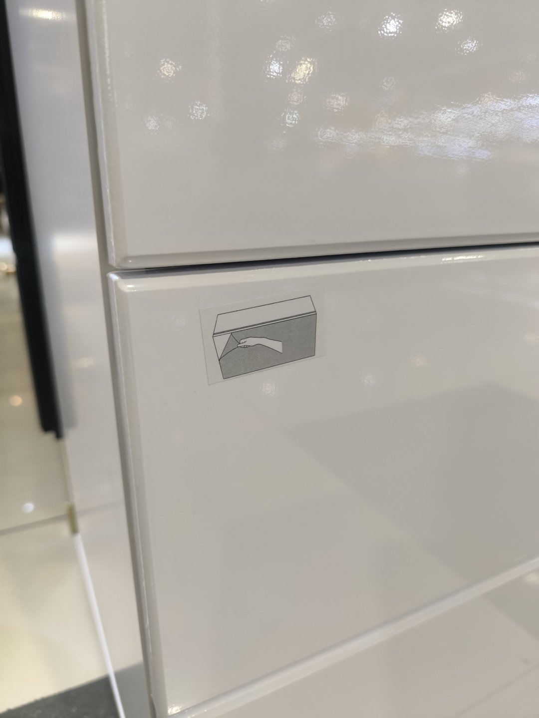 НК Мебель GLOSS комод КМ-3 72374524/Белый/Белый глянец, 80x45x86 см, белый купить,0