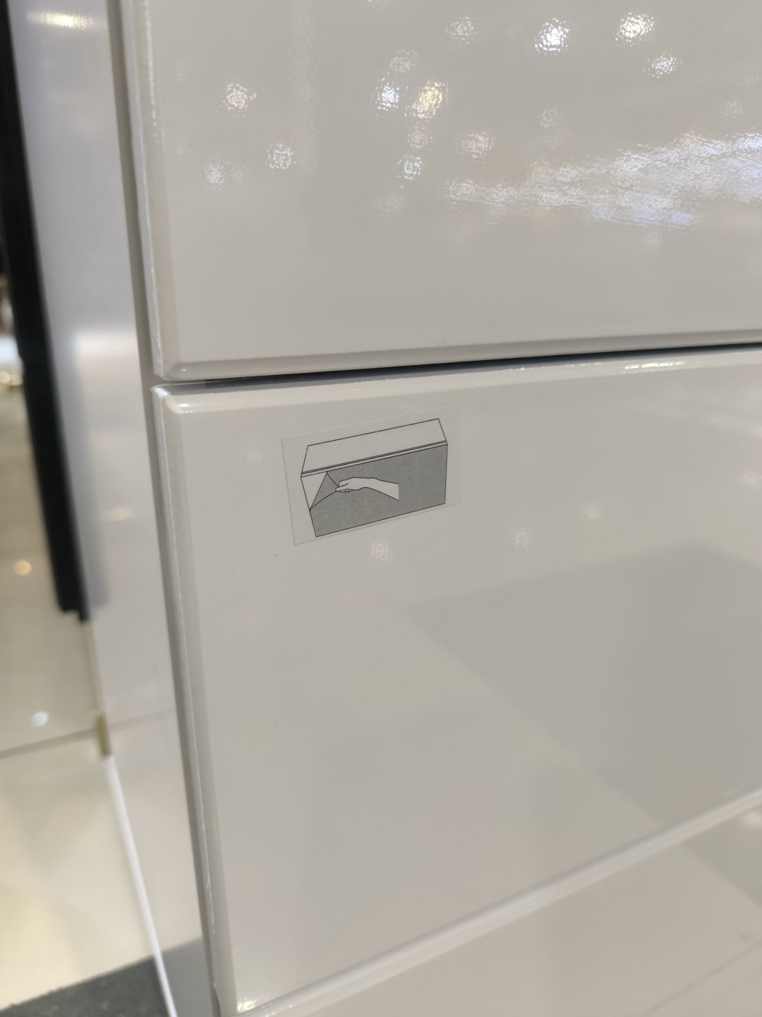 НК Мебель GLOSS комод КМ-3 72374524/Белый/Белый глянец, 80x45x86 см, белый купить,NaN