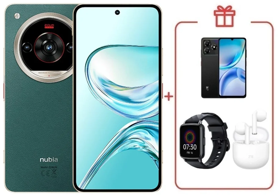 Смартфон ZTE Nubia Focus 2 Ultra 5G 8/256GB зеленый + подарок купить,NaN