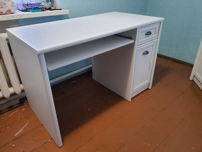 Стол компьютерный Dominika Салерно 013, 120х64x78 см, белый купить,NaN