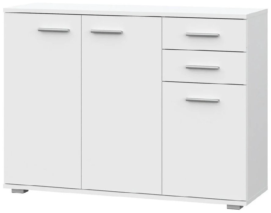 Комод Dominika FUN КД-3, 103.4x35x74 см, белый купить,NaN