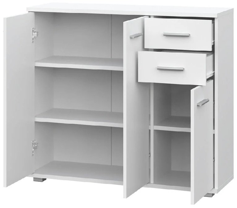Комод Dominika FUN КД-3, 103.4x35x74 см, белый купить,NaN