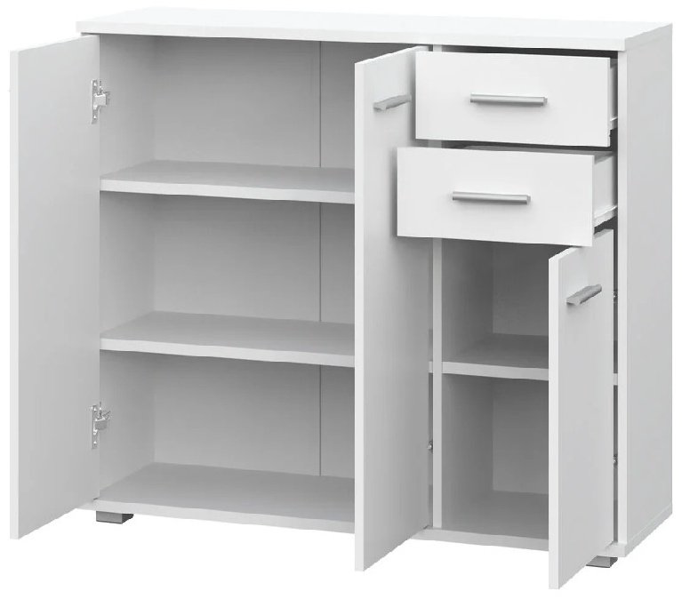 Комод Dominika FUN КД-3, 103.4x35x74 см, белый купить,NaN