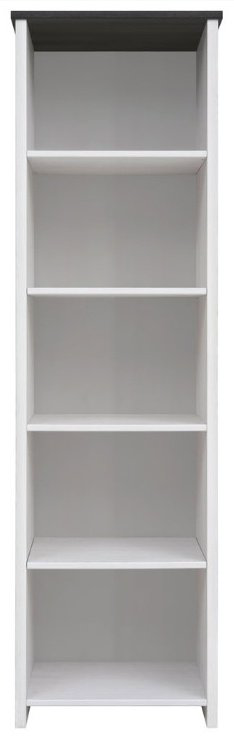 Стеллаж Гербор Порто QWFDD9906 59x40x200см бело-серый купить,NaN