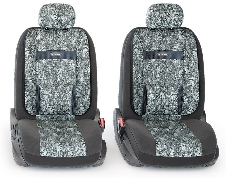 AUTOPROFI чехлы универсальные Comfort COM-1105 Cyclone черный-серый купить,37100