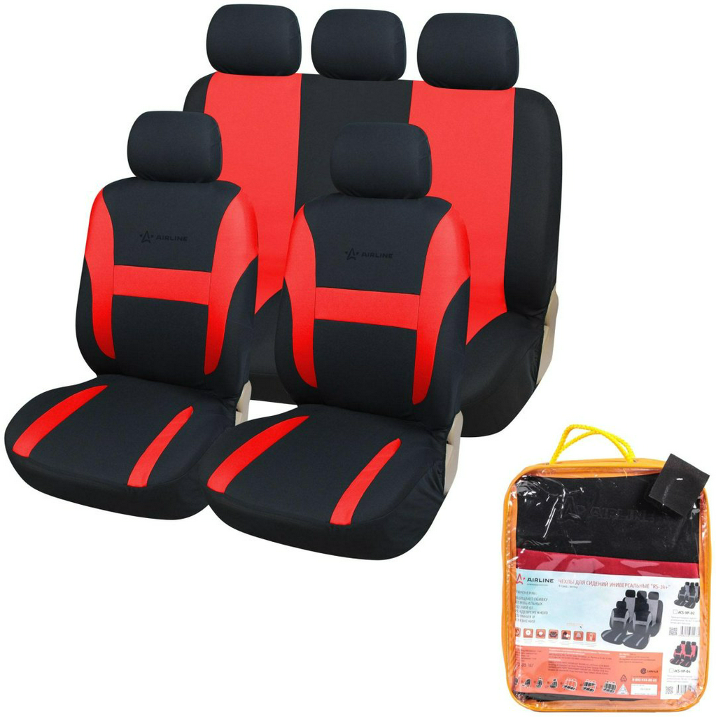 AIRLINE ACS-VP-04 черный, красный