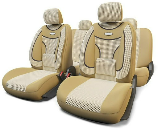 AUTOPROFI Чехлы универсальные Extra Comfort ECO-1105 D.BE/L.BE бежевый