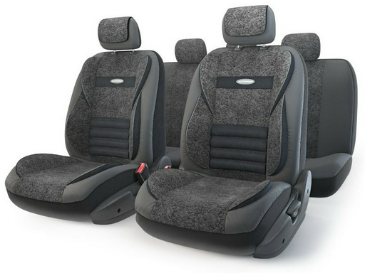 AUTOPROFI чехлы универсальные Multi Comfort MLT-1105GV BK/BK черный