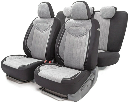 AUTOPROFI чехлы универсальные SGN-1505 BK/GY черный, серый