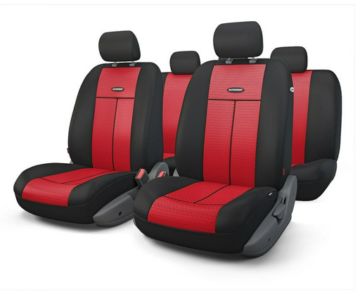 AUTOPROFI чехлы универсальные TT-902M BK/RD черный,красный