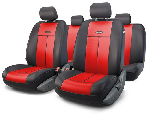 AUTOPROFI чехлы универсальные TT-902P BK/RD черный, красный