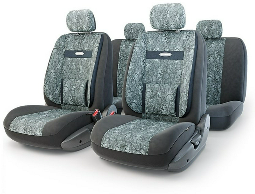 AUTOPROFI чехлы универсальные Comfort COM-1105 Cyclone черный-серый