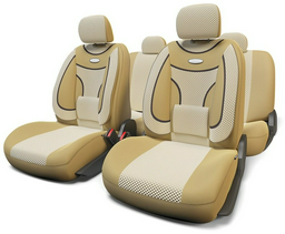 AUTOPROFI Чехлы универсальные Extra Comfort ECO-1105 D.BE/L.BE бежевый