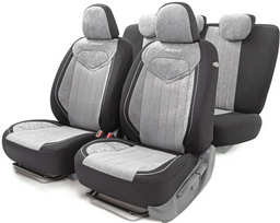 AUTOPROFI чехлы универсальные SGN-1505 BK/GY черный, серый