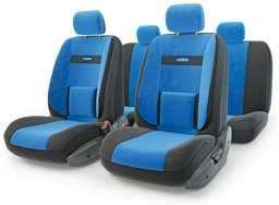 AUTOPROFI чехлы универсальные Comfort COM-1105 BK/BL черный-синий