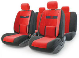 AUTOPROFI чехлы универсальные Comfort COM-1105 BK/RD черный-красный