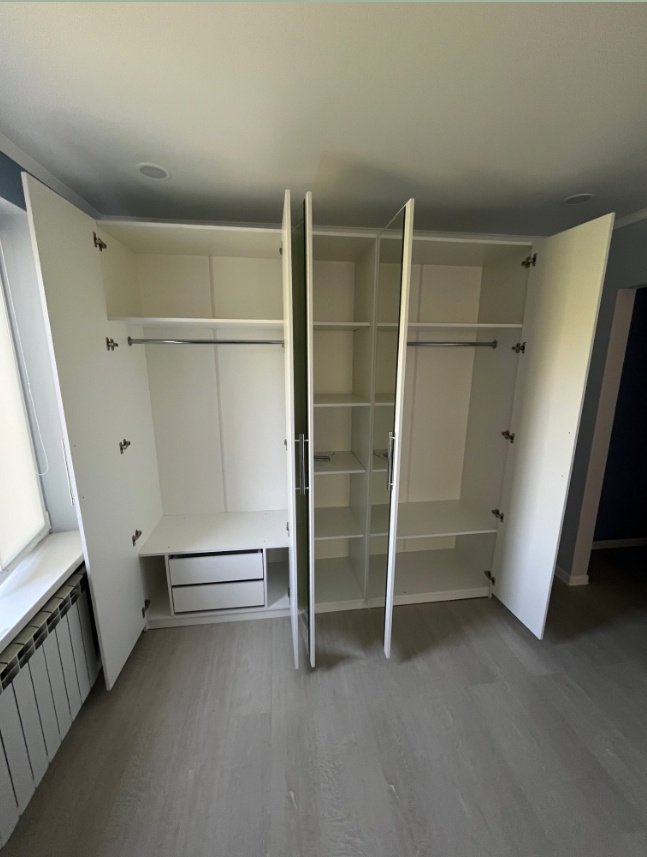 Шкаф распашной Гранд Турин 5Д с зеркалом 225x218х50см белый купить,NaN