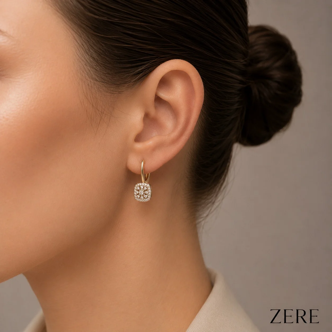 Серьги Zere ZR260510 красное золото 2.20гр  купить,185500