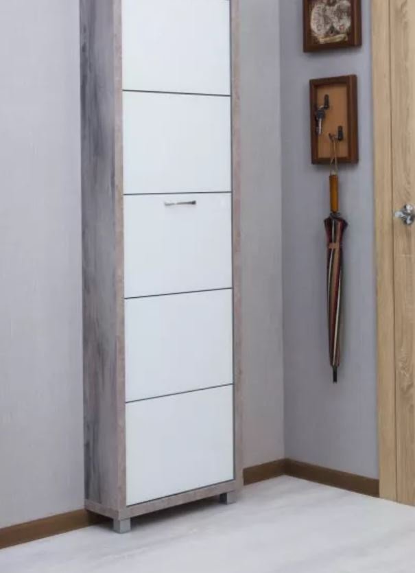 АЙРОН Люкс, 55x19x174 см, серый