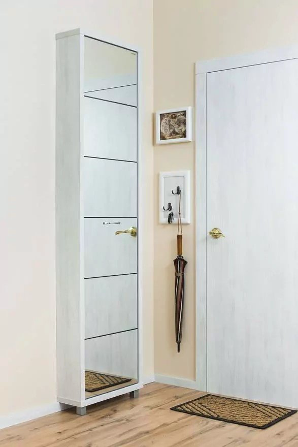 Обувница Айрон Люкс Твикс 55x19x207см белый купить,NaN