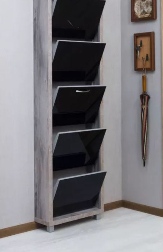 АЙРОН Люкс, 55x19x174 см, серый купить,NaN