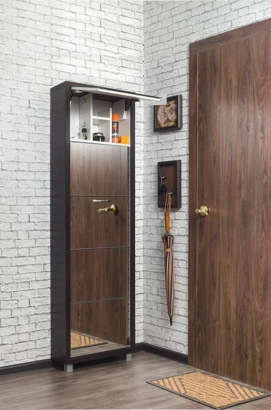 АЙРОН Люкс ТВИКС, 55x19x173 см, коричневый
