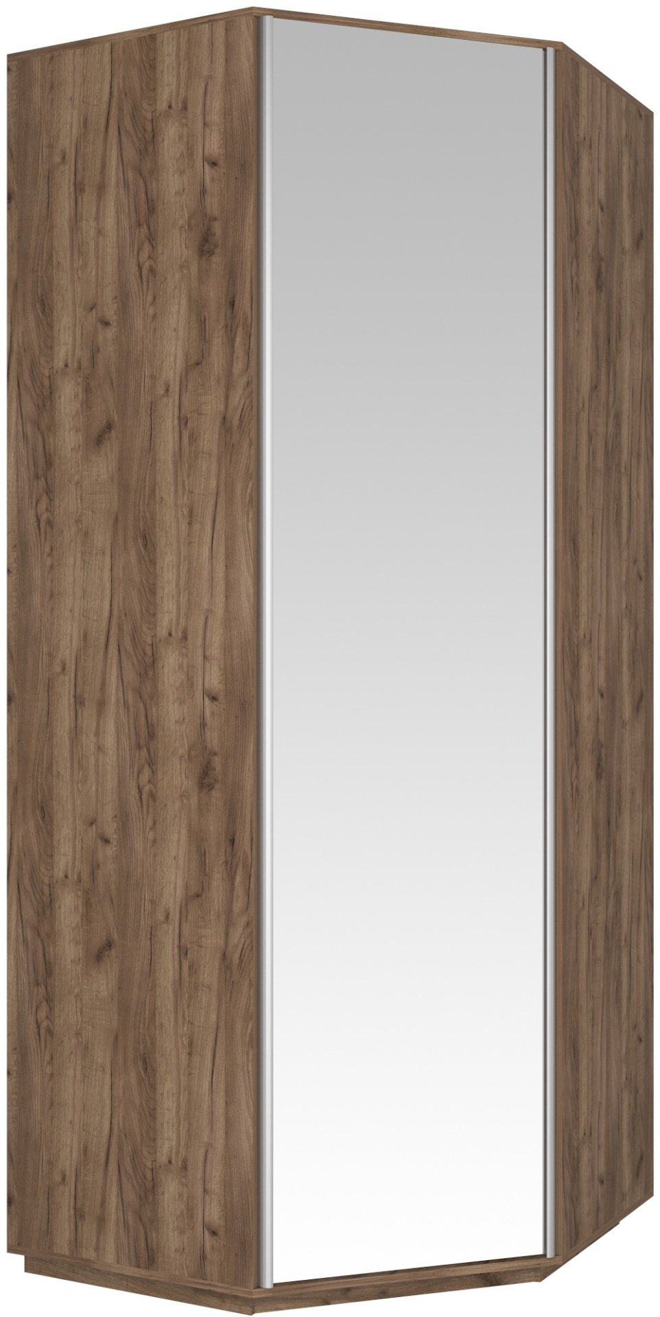 Шкаф угловой Мебель Азии Экспрес-1 240, 90x240х90 см, коричневый купить,NaN