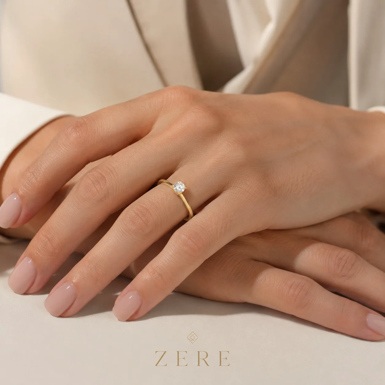 Кольцо Zere ZR260516 золото 17р 0.83гр 