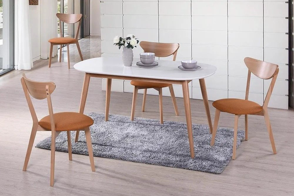 Обеденный стол Tetchair MAX, 140х80x75 см, МДФ, дерево, белый купить,NaN