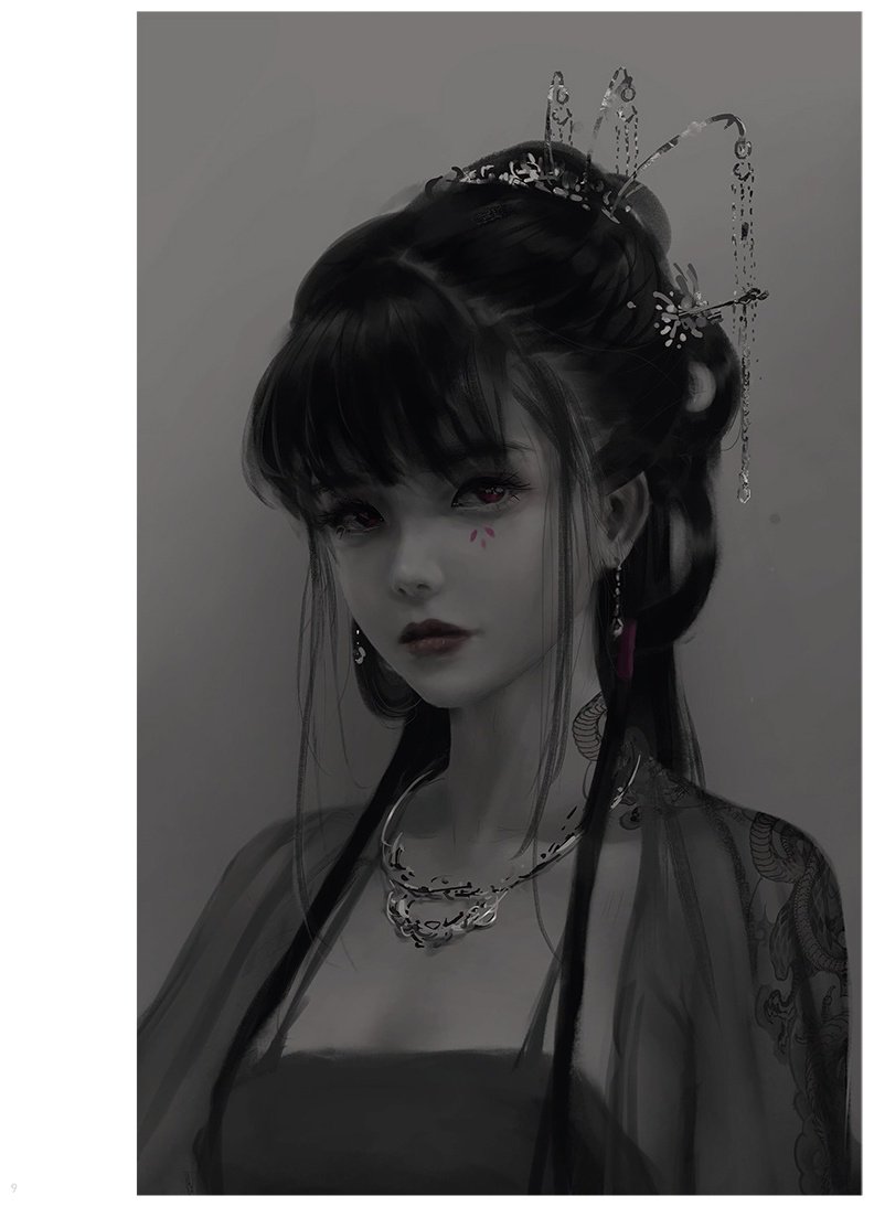 Книга Ван Лин: Призрачный Клинок.&nbsp;GhostBlade. Иллюстрации WLOP. Темная синева купить,NaN